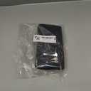 Money Organizer, Money Organizer for Cash with 6 Zippered Pocket Black Cash Wallet Storage for Travel Currencies Receipts Bills, Envelope Budgeting for Kids, 8 x 4 x 1 inches