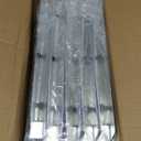 10 Pack Barbed Wire Arm for 1-3/8" Chain Link Fence, Galvanized Steel Fence Height Extender for Garden Outdoor, for Outdoor Fences to Increase Height and Pets Jumping Off