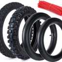 Wear-Resistant, Hyssk 60/100-14 80/100-12 Set Dirt Pit Bike Dual Sport Tire