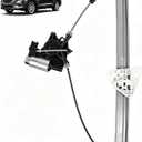 751-855 Front Left Driver Side Power Window Regulator with Motor 6 Pins