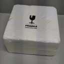 White Dinner Plates Set of 6, 8 Inch Porcelain Dessert Plates, Ceramic Appetizer Plate, White Round Salad Plate, Microwave & Dishwasher Safe, Scratch Resistant