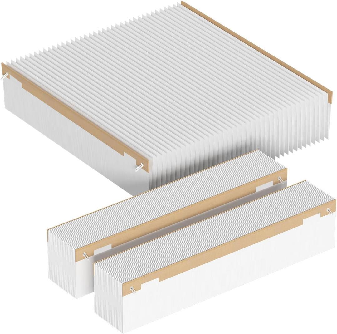 201 Replacement Filter MERV 13 Compatible with Aprilaire 2200, 2250, Space Gard 2200 Whole House Air Cleaner Purifiers and Lennox PMAC-20C (Lennox X0445), MERV-13 Air Filter, 3-Pack