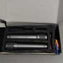 LUVUMVLT Wireless Microphone, Dual Handheld Dynamic Mic with Rechargeable Receiver, 40H Duration, 200ft Range, Plug and Play, Karaoke Microphone for Singing, Karaoke, Meeting, Church, Wedding