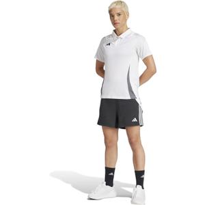 adidas Women's Tiro 24 Sweat Shorts (Large, Black/White)