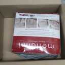 Mellanni California King Sheet Set - 6-Piece Iconic Collection Bedding, (Including 4 Pillowcases), 16-Inch Deep Pocket, Easy Care, Extra Soft, Cooling Sheets, Brushed Microfiber - Light Gray