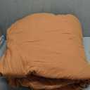Bedsure Full Size Comforter Set, Pumpkin Soft Prewashed Bedding for All Seasons, 3 Pieces GentleSoft Warm Down Alternative Bed Set, 1 Lightweight Comforter (82"x86") and 2 Pillowcases (20"x26")