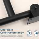 29.5 Inch Handicap Grab Bars Foldable Stainless Toilet Handrail