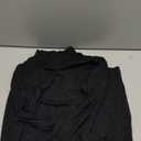 VICHYIE Women Mock Neck Ribbed Bodycon Dress Long Sleeve Mini Pencil Dresses (Medium, Black)