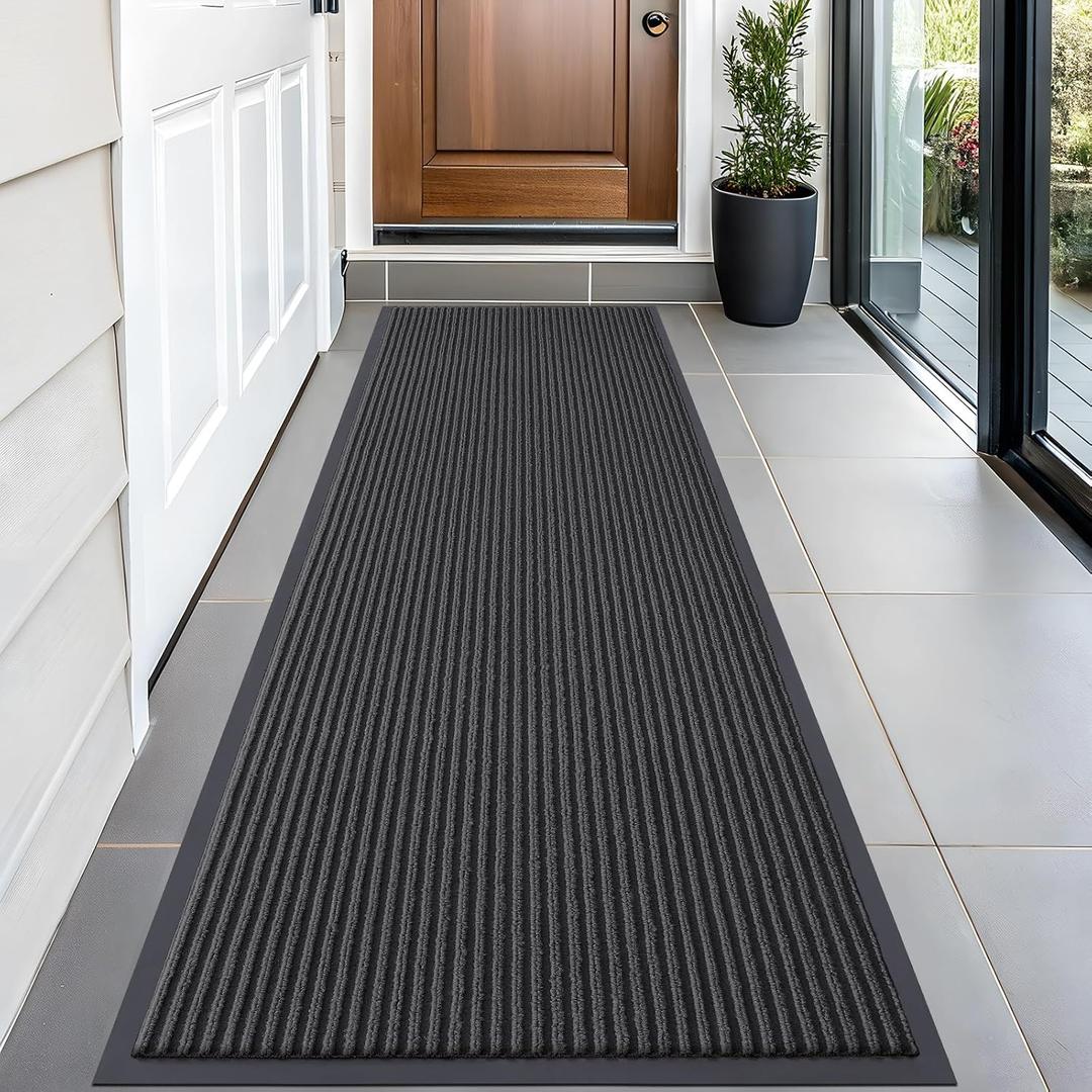 OLANLY Front Door Mat 59x20, Waterproof Heavy-Duty Indoor Outdoor Doormat