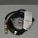 Skyflame LP Burner Connection Kit, Propane Fire Pit Replacement Parts with 1/2" Control Valve Key Set, 0~30PSI Adjustable Gas Pressure Regulator Hose, 60" Connect Hose, 150K Brass Air-Mixer