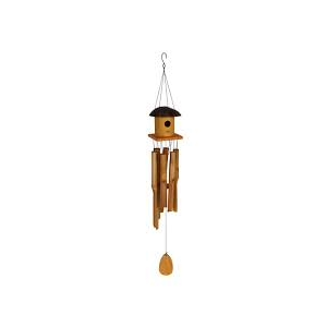 Bambeco 34" Birdhouse Bamboo Chime
