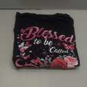 Blessed to Be Called Gigi Cute Floral Mothers Day T-Shirt Black 2XL
