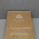 Laundry Detergent Dispenser - Fabric Softener Liquid Dispenser for Laundry Room - 64oz Plastic Soap Dispenser, Waterproof Labels, Collapsible Funnel, Extra Labels, Measuring Cup&Bamboo Tray - Set of 2