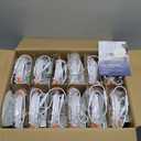 DLLT LED Recessed Ceiling Light: 24 Pack 6 Inch Slim Recessed Lighting for Kitchen - 5CCT Dimmable Canless Wafer Downlight for Living Room - 725LM Brightness 12W 120V Can Lights for Bedroom ETL FCC