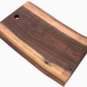 Live Edge Black Walnut Cutting Board 8" x 12"  Handcrafted by American Amish  Reversible, Durable, Unique Hardwood Slab  Food-Safe Finish  Premium Charcuterie & Serving Board