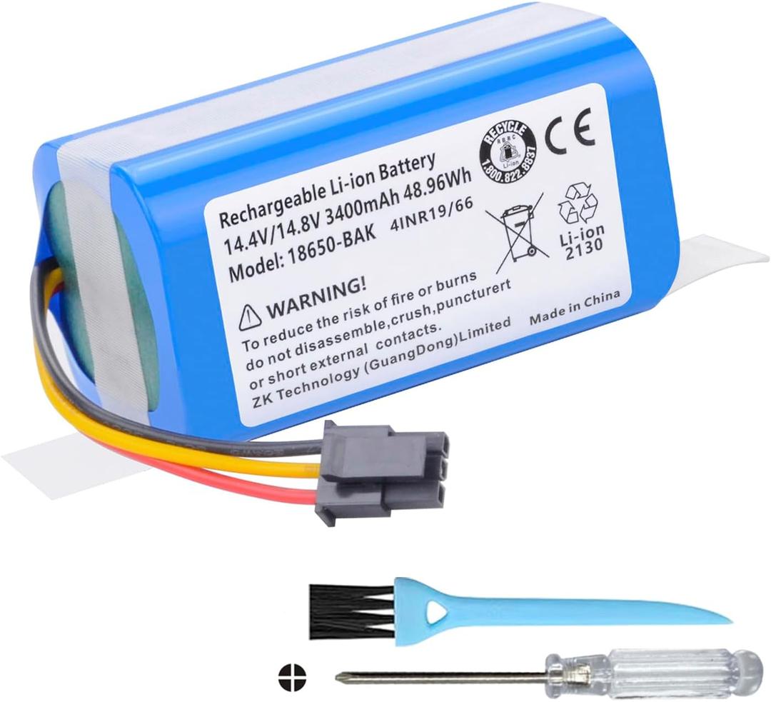 TZRONG Vacuum Replacement Battery for Qihoo 360 S5 S7 S7Pro S7 Pro T90 X9 Vacuum Spare, for LIFERO RX9 Robot Vacuum Cleaner