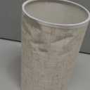 Small Bedside Night Table Lamp for Bedroom, Minimalist Nightstand Lamp with Round Fabric Linen Shade, Study Reading Desk Lamp for Kids Room, Living Room, College Dorm, Home, Office (set of 1)