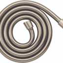 hansgrohe Techniflex Handheld Shower Replacement Shower Hose 80-inch Easy Install Modern Shower Hose in Brushed Nickel, 28274820