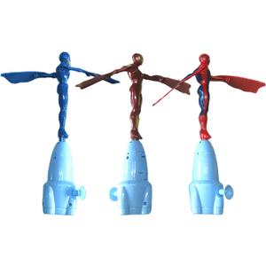 HENRYZH 3Pcs Super Hero Flying Toy Cool Drawstring Toy Boys and Girls Indoor and Outdoor Toys Outdoor Games Birthday