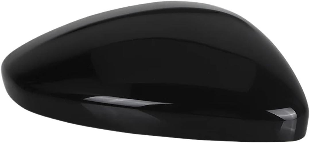 Car Door Mirror Cover Cap Shell For Peugeot For 208 12-19(1x Glossy Black Right)
