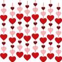 Valentines Felt Heart Hanging String Garlands