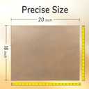 TransOurDream 4 Pack PTFE Teflon Sheets Size L16 x 20" for Auto Heat Press Heat Transfer Paper and Sublimation Paper Reusable Heat Resistant Non stick