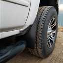 Amooca 2014-2018 Chevy Silverado 1500 and 2015-2018 2500 3500 Custom fit No Drill Mud Flaps Mud Guards Flare Splash Guards Kits Molded 4 Piece Set NOT for GMC Sierra(Black)