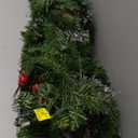 National Tree Company 9 ft Pre-Lit Crestwood Spruce Artificial Christmas Garland, Christmas Decoration with Glitter, Pinecones, Red Berries, 50 Clear Lights, 180 Tips, Green