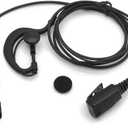 Earpiece Headset Fits for Motorola MotoTRBO Radio DP2400 DP2400e DP3441e XPR3300e XPR3500 MTP3000 XiR P6600 Walkie Talkie G-Style Clip Ear Hook Hanger PTT Headset Multi-pin