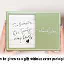 2 x Family Picture Photo Frame, Christmas Mothers Fathers Day Families Gifts For Families Reunion, Five Generation One Family Many Hearts Picture Frames 4x6