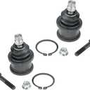 TRQ Front Upper Ball Joint Set Compatible with 95-11 Ford 98-09 Mazda 97-01 Mercury