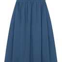 GRACE KARIN Women's Summer Maxi Dress 2026,Smocked Ruched Bust Sundress with Adjustable Straps & Pockets-Beach Vacation Dress