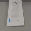 Wireless Keyboard and Mouse Combo, Full Sized Wireless Keyboard and Adjustable DPI Mouse, 2.4GHz USB Receiver, Silent Keyboard and Mouse for PC, Windows, MAC, Desktop, Laptop(Purple)