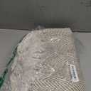DII Herringbone Striped Collection Cotton Throw Blanket, 50x60, Stone