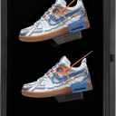 Shoe Display Case Memorabilia Display Case Shoe Wall Mount Wooden Sneaker Cabinet for Football Basketball Baseball Sports Shoes Display with Anti Fade UV Protection Acrylic Door Lockable