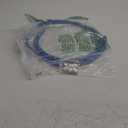 Fuel Line Hose 4AN 1/4" High Pressure Hose 2.8Mpa 400PSI 6mm 5FT for Fuel Systems Engines Tube Hose Blue (Attached Hose Clamp)