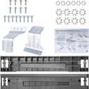 UPGRADED SKK-7A SKK8K Stacking Kit Fit for Samsung Washer & Dryer 27 Inch Front Load Laundry - Dryers Samsung Laundry Stacking Kit Replaces SKK-7A, SK-5A, SK-5AXAA, SKK-8K