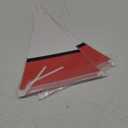 Oudain 6 Pieces 59 ft Cartoon Animation Party Decorations Pennant Banners Red Black and White Pennant Birthday Party Supplies Triangle Flag Garland