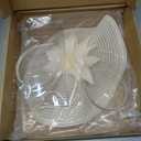 dressfan Derby Fascinator Hats for Women Vintage Church Hats Wedding Tea Party Hair Accessories (Beige)