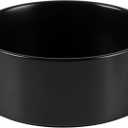 Non-Slip 8.2inch Ceramic Dog Food and Water Bowl for Large Breed Dogs, Pet Bowl for Replacement (Single Bowl, Black)