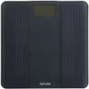 Taylor Glass Textured Paint Herringbone Design Digital Bathroom Scale, Gray, 5273274