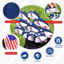 Golf Club Iron Head Covers Set, 10PCS Neoprene USA Flag Design Protective Covers for Irons