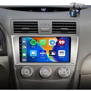 Car Stereo for Toyota Camry 2006-2011【8Core 4+64G 】 Wireless Carplay Android Auto,9“ 1280 * 720P IPS Touch Screen Radio,Android13/GPS/WiFi/32EQ DSP/59UI/Bluetooth5.0/SWC/Backup Camera&Mic