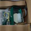 Bissell BigGreen BGFS5000 Portable Two Brush Floor Scrubber & Polisher, Polypropylene, 13"" W x 7"" D x 44"" H, White & Green