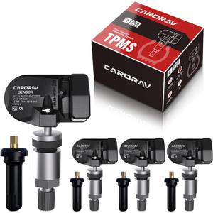 CARORAV TPMS Sensor Tire Pressure Monitoring System Sensor Compatible with Honda Acura Model, Fit Insight Civic Element CR-Z Odyssey CSX, Replaces 42753-SNA-A810-M1 42753SNAA81 315Mhz Set of 4