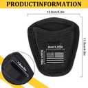 2 Pcs Open Top Handcuff Case, Handcuff Pouch for Duty Belt Accessories, Compact Cuff Holder Holster for Standard Chain/Hinge Handcuffs Security Guard Equipment