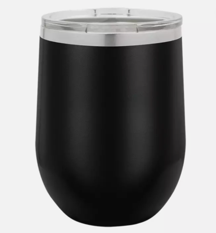 12oz Wine Tumbler with Lid