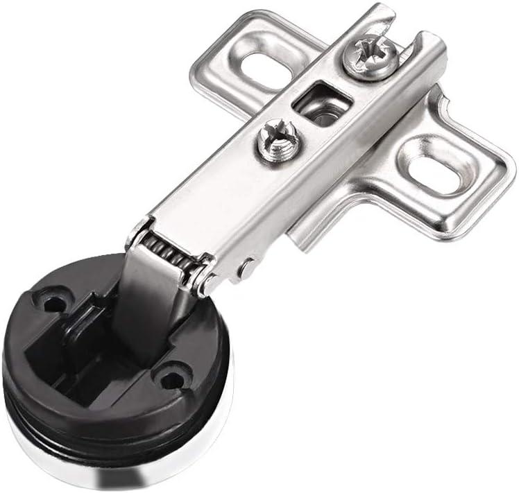 uxcell Dia 26mm Hole Concealed Hinge for Cabinet Glass Door (Full Overlay)