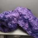 Fluffy Rug for Bedroom Living Room, 5x7 Purple Area Rugs, Faux Fur Shag Modern Carpet Ultra Soft Girls Boys Room Home Decor, Tie-Dyed