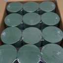 Hahood 36 Packs Round Floral Foam Blocks Green Wet Dry Flower Foam Bricks 3.15 Inch DIY Flower Arrangement Supplies Kit Florist Block for Aisle Flowers Wedding Party Decorations